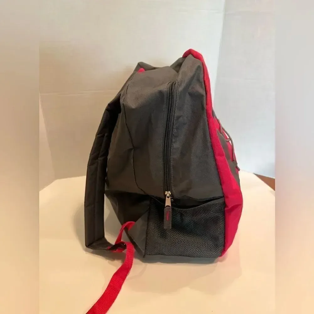 Mountain Edge 17'' Bungee Front Pocket Backpack Red One Size
